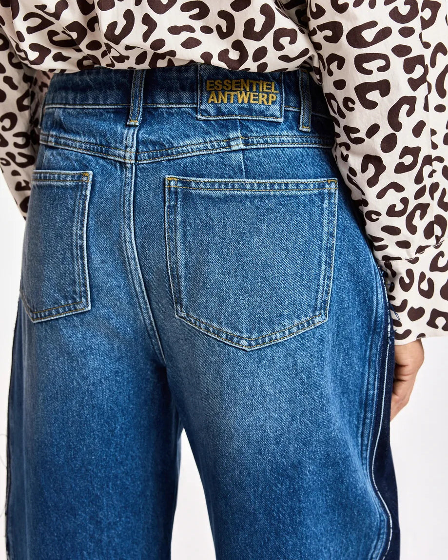 Kashba Patchwork Jeans - Midnight Wave