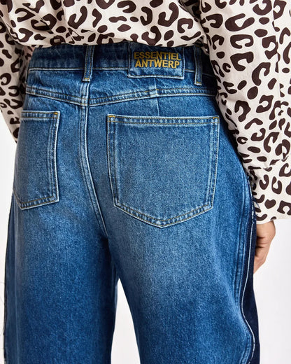 Kashba Patchwork Jeans - Midnight Wave