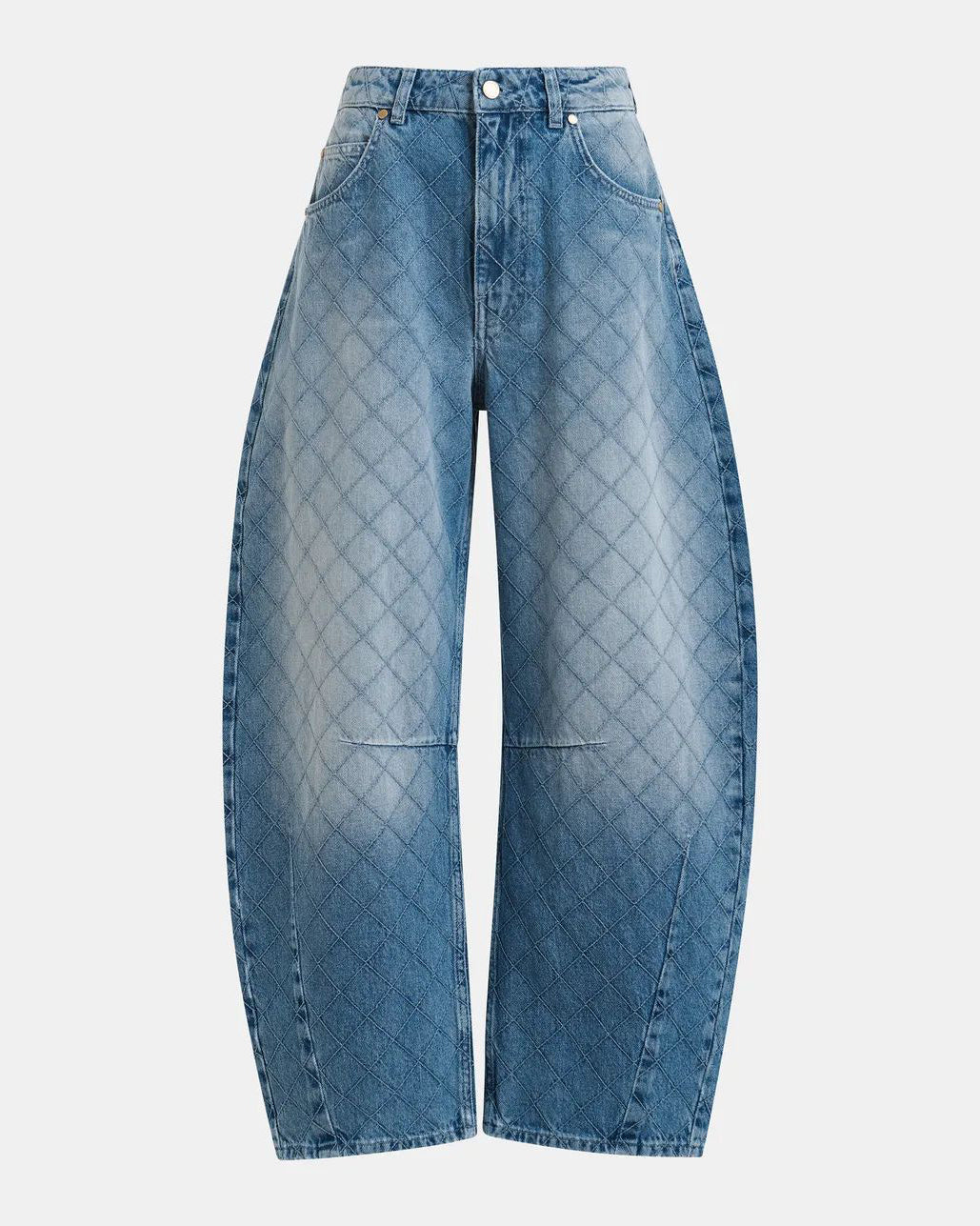 Katsu Barrel Leg Jeans - Aquamarine