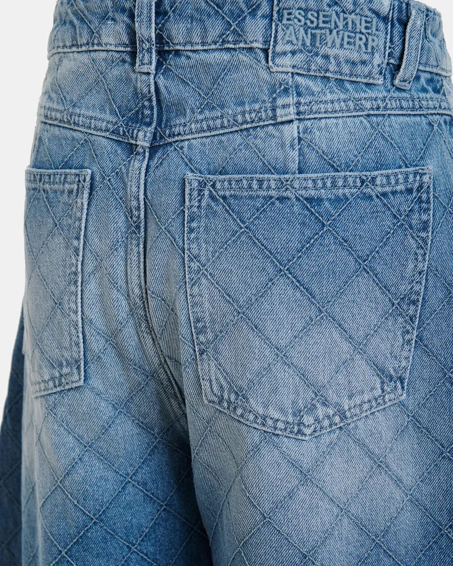 Katsu Barrel Leg Jeans - Aquamarine