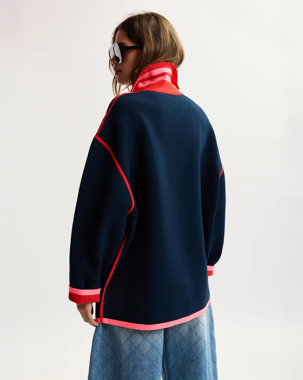 Kokorico Knitted Cardigan - Navy