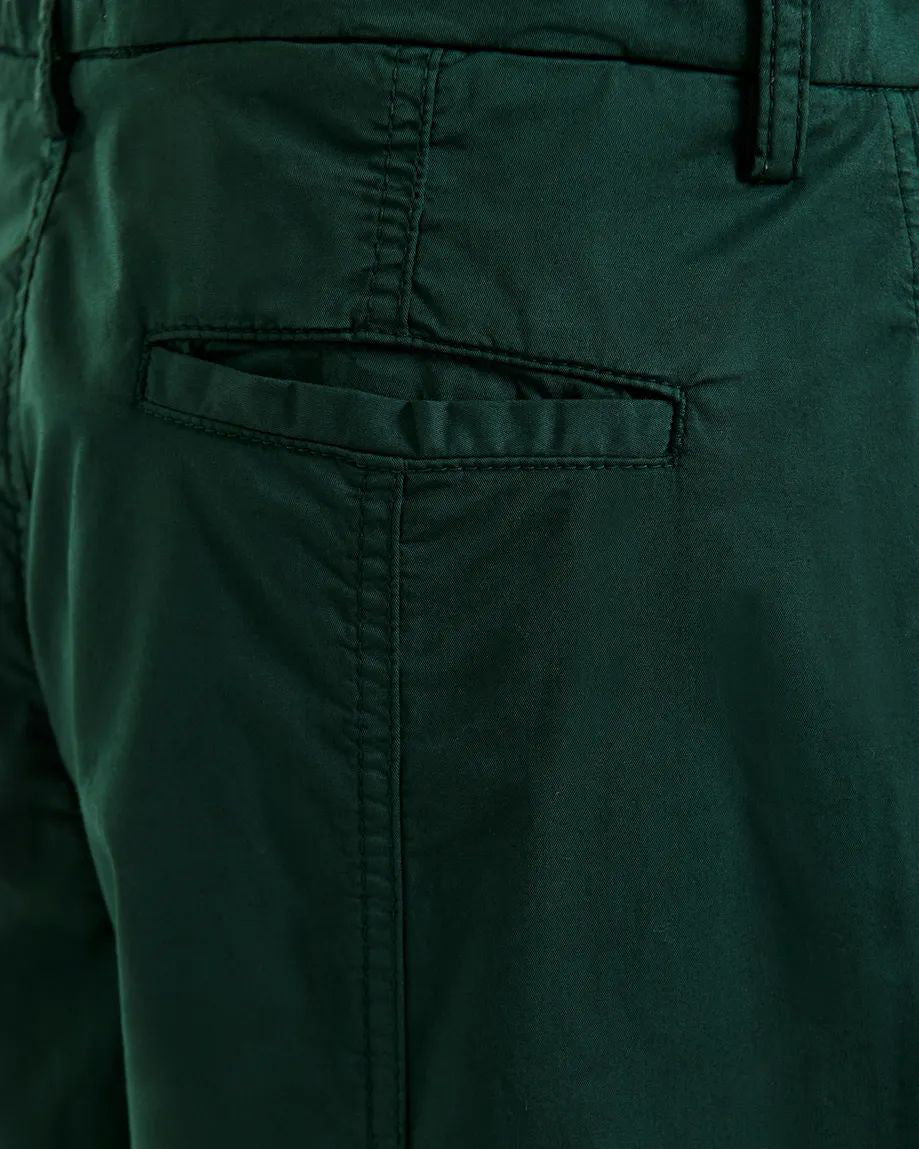 Kurry Barrel Leg Trousers - Bottle Green