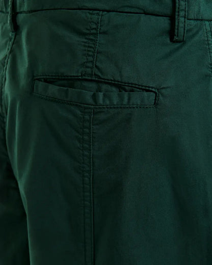 Kurry Barrel Leg Trousers - Bottle Green