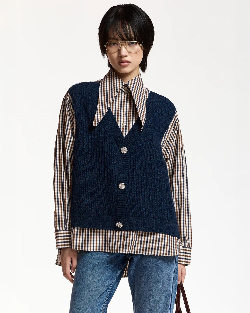 Kute Fabric Mix Shirt - Kiwi Queen