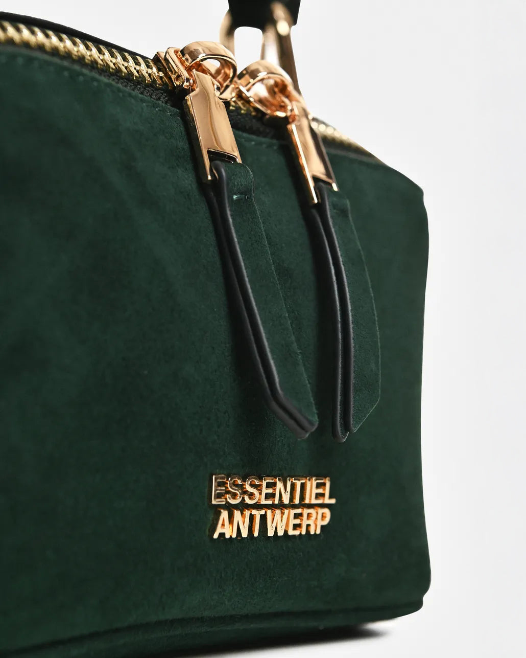 Kyla Suede Leather Bobbi Bag - Forest Whisper