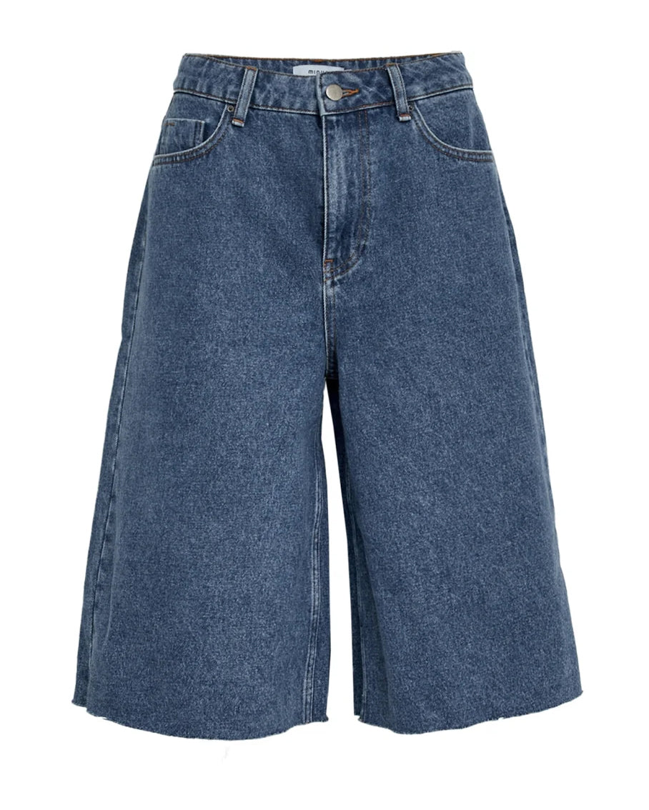 Kaddi Bermuda Shorts - Mid Blue Denim