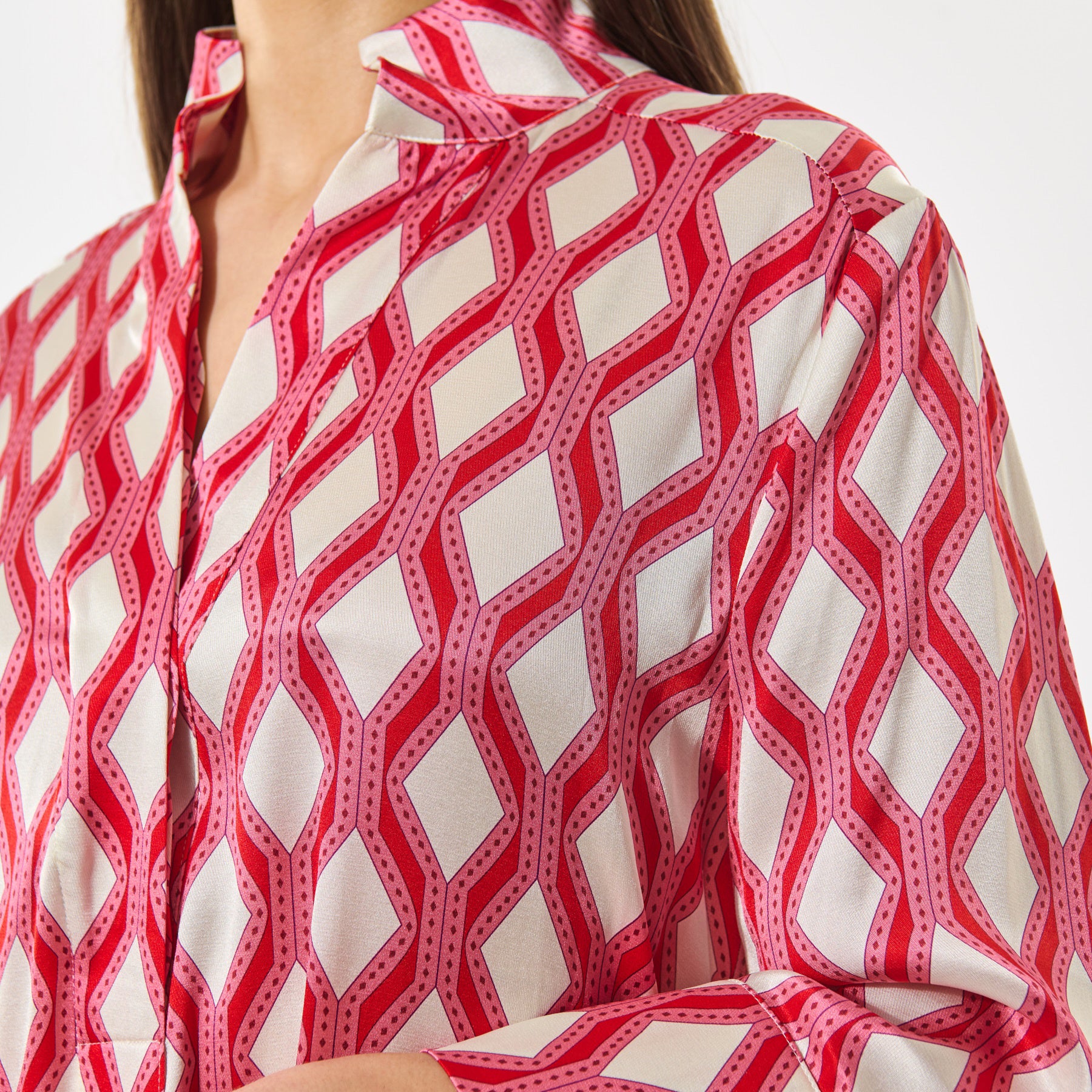 Kamilles Shirt Dress - Brillante Pink