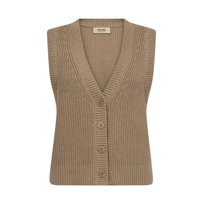 Kirby Knit Vest - Savannah Tan