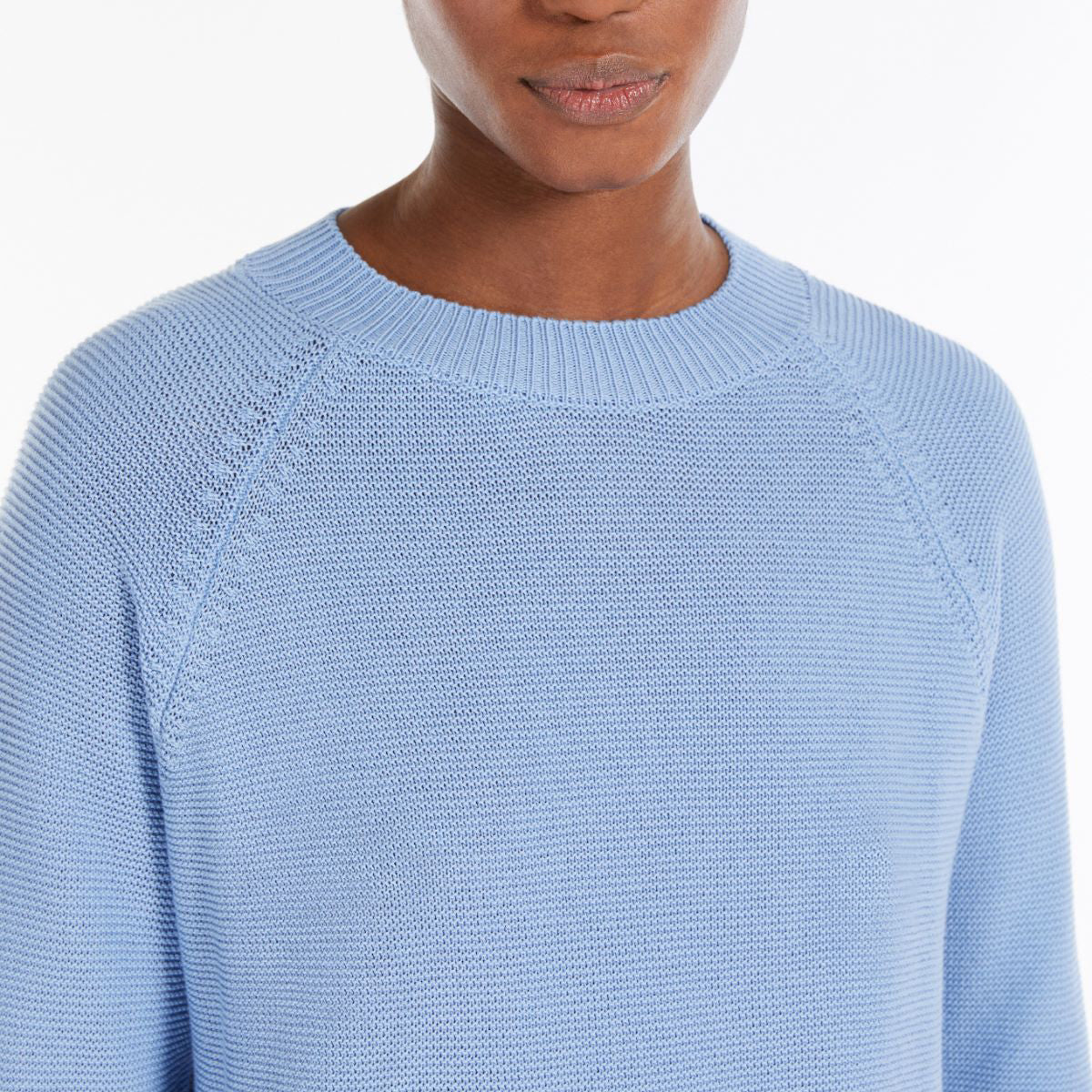 Linz Plain Knit - Sky Blue