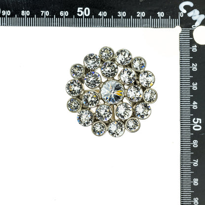 Little Waterlily Swarovski Buckle - White Waterlily
