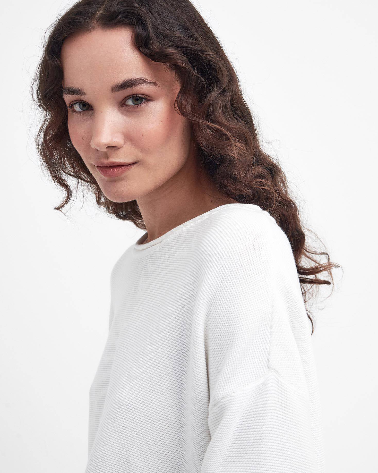 Marine Knitted Jumper - Cloud