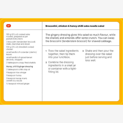 Lunchbox Recipe Cards