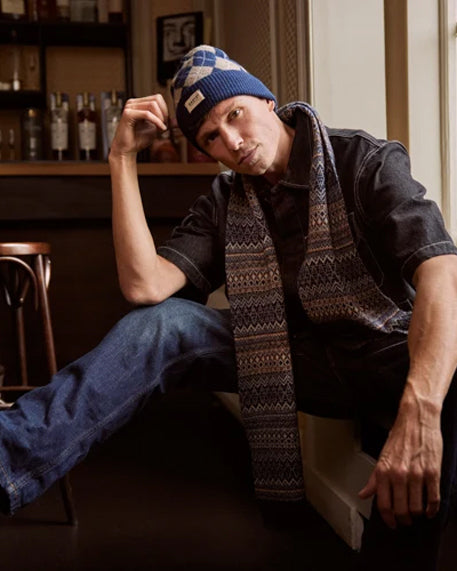 Laghlan Scarf - Navy