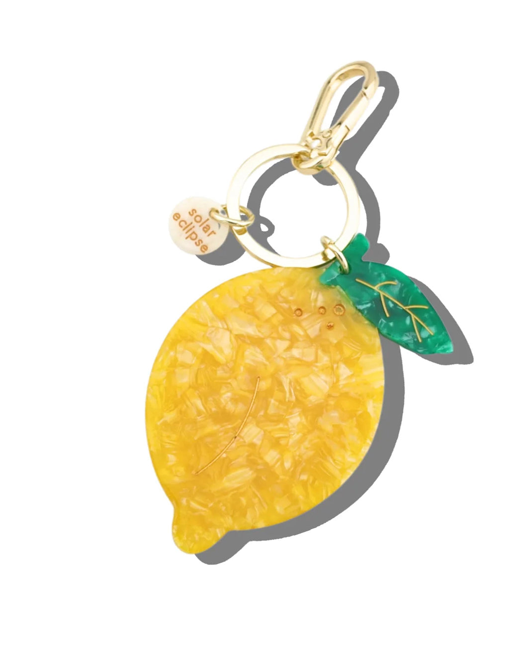 Lemon Keyring - Yellow