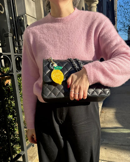 Lemon Keyring - Yellow