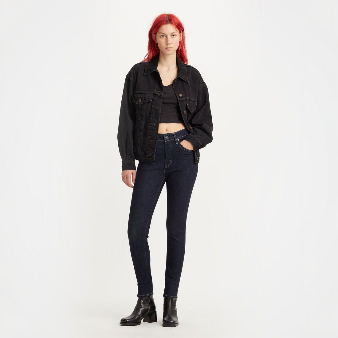 721 High Rise Skinny - Blue Wave Rinse