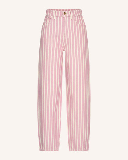 Lew Pink Stripe Jean - Pink