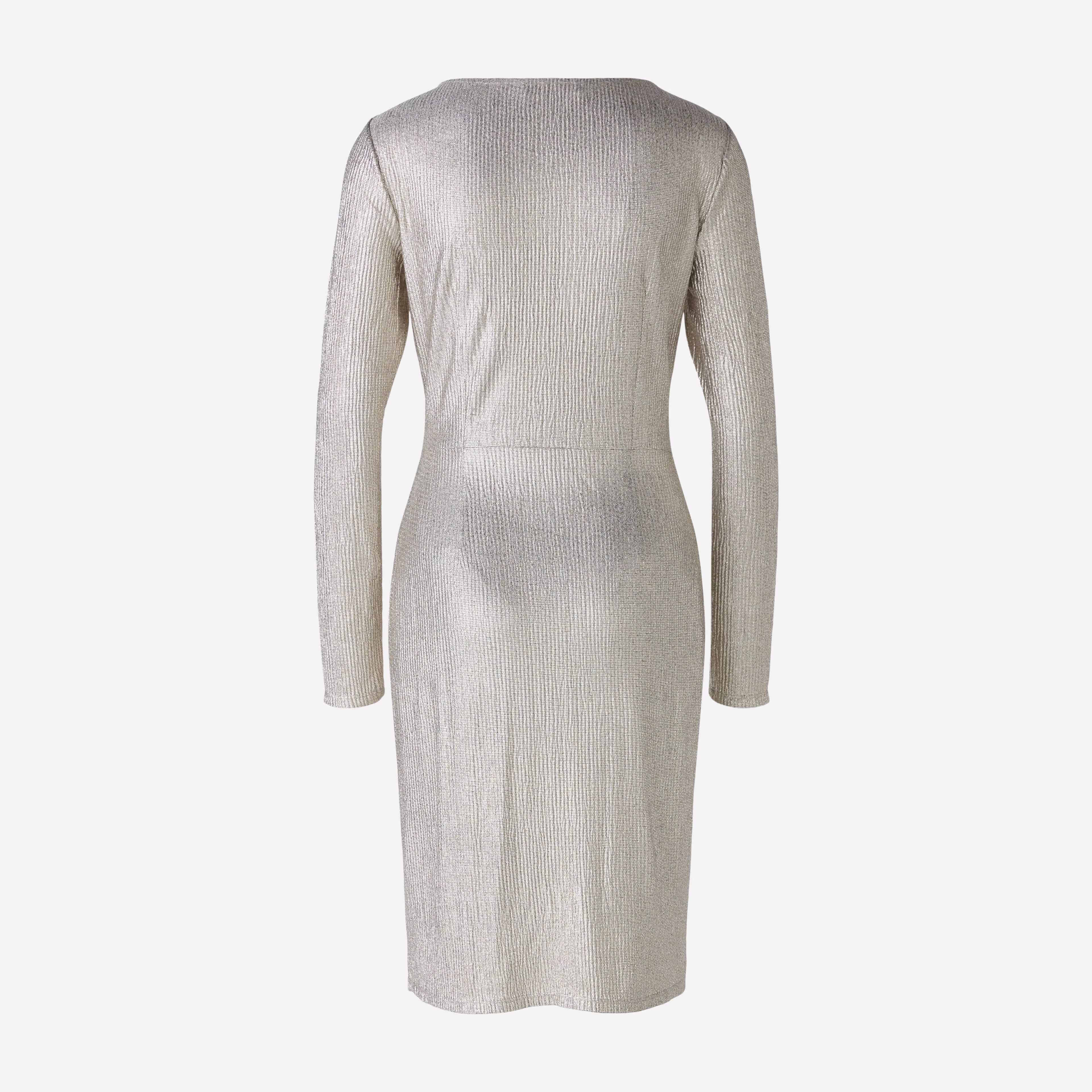 Long Sleeve Dress - Metallic