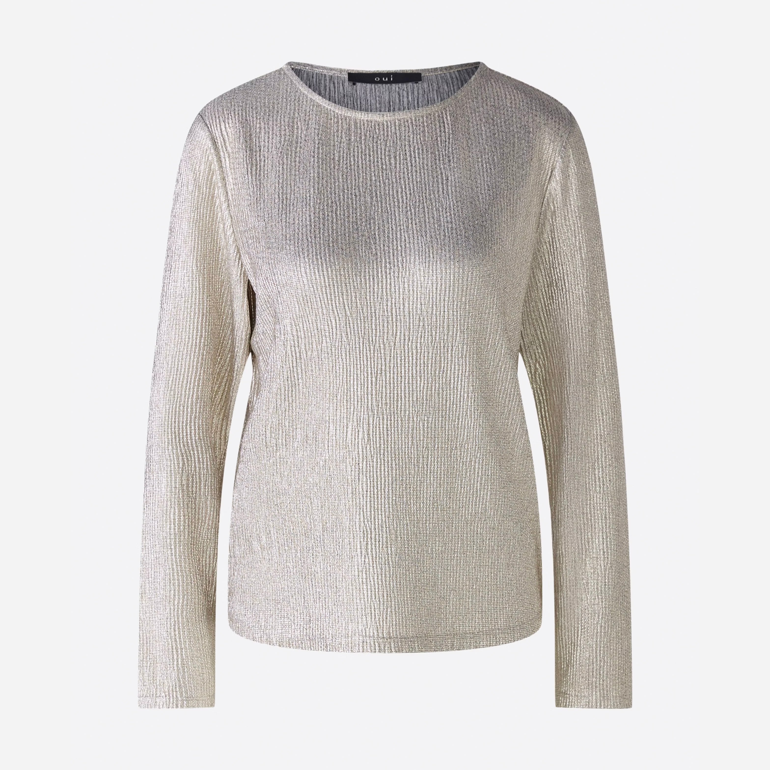 Long Sleeve Top - Metallic