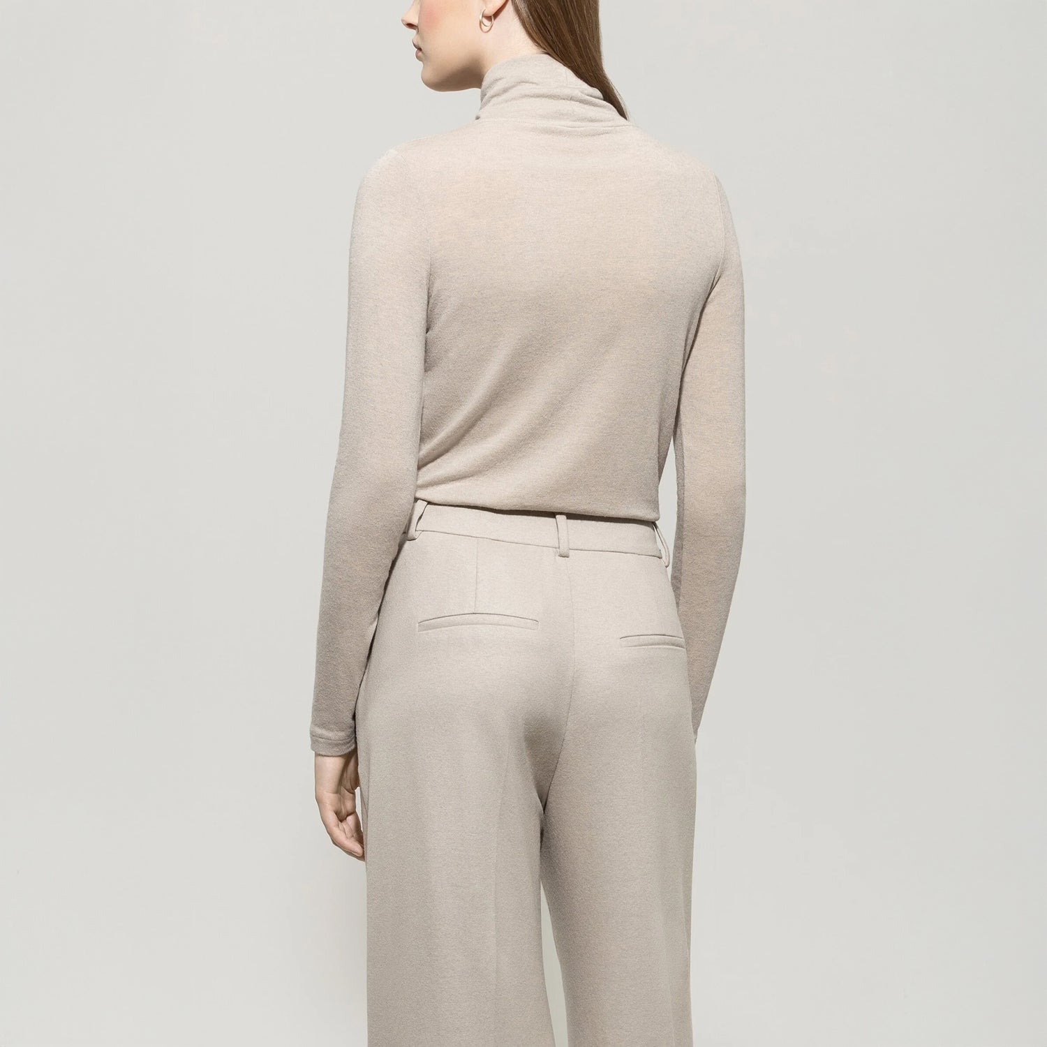 Long Sleeve Turtleneck - Oyster