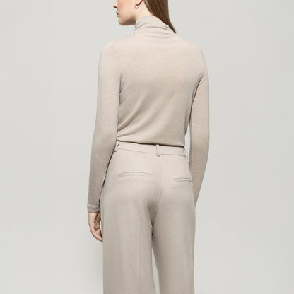 Long Sleeve Turtleneck - Oyster