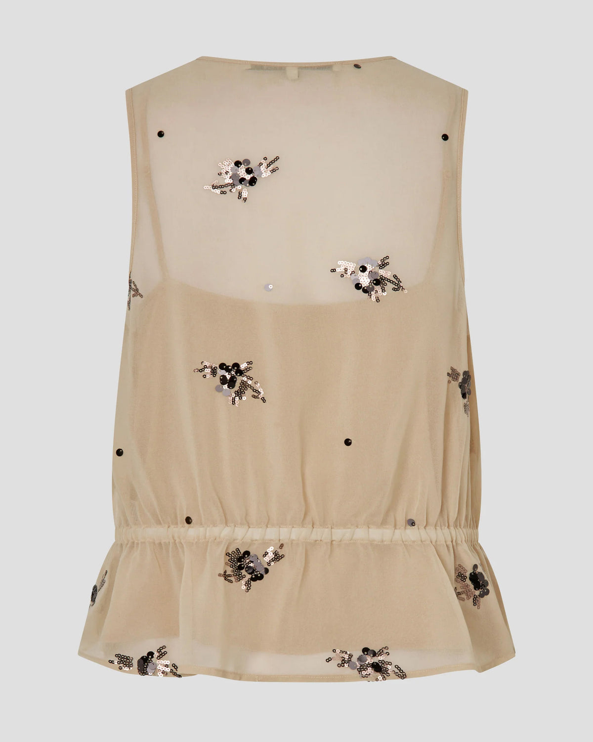 Luma Sequin Top - White Pepper