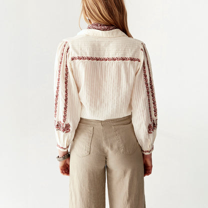 Marisa Linen Trouser - Beige