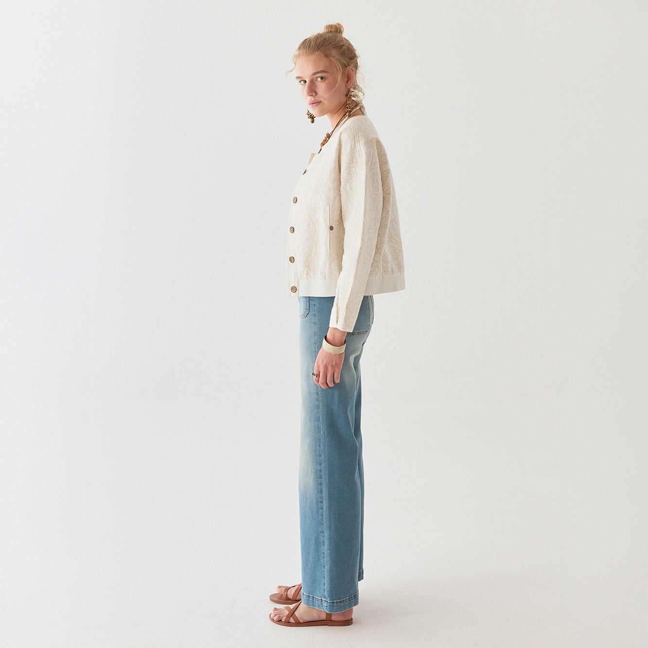 Boticcelli Bomber Jacket - Ivory