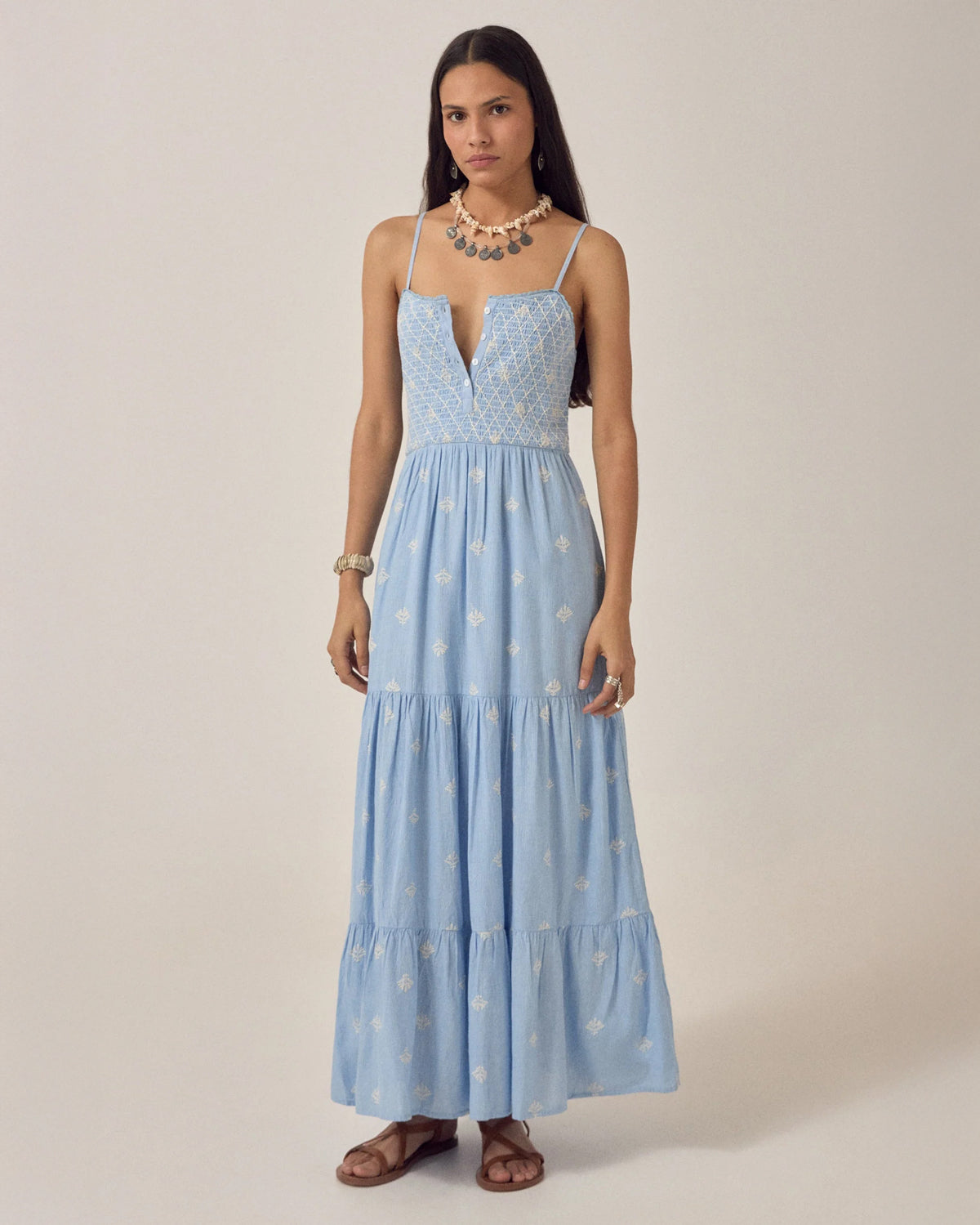 Etta Sundress - Sky Blue