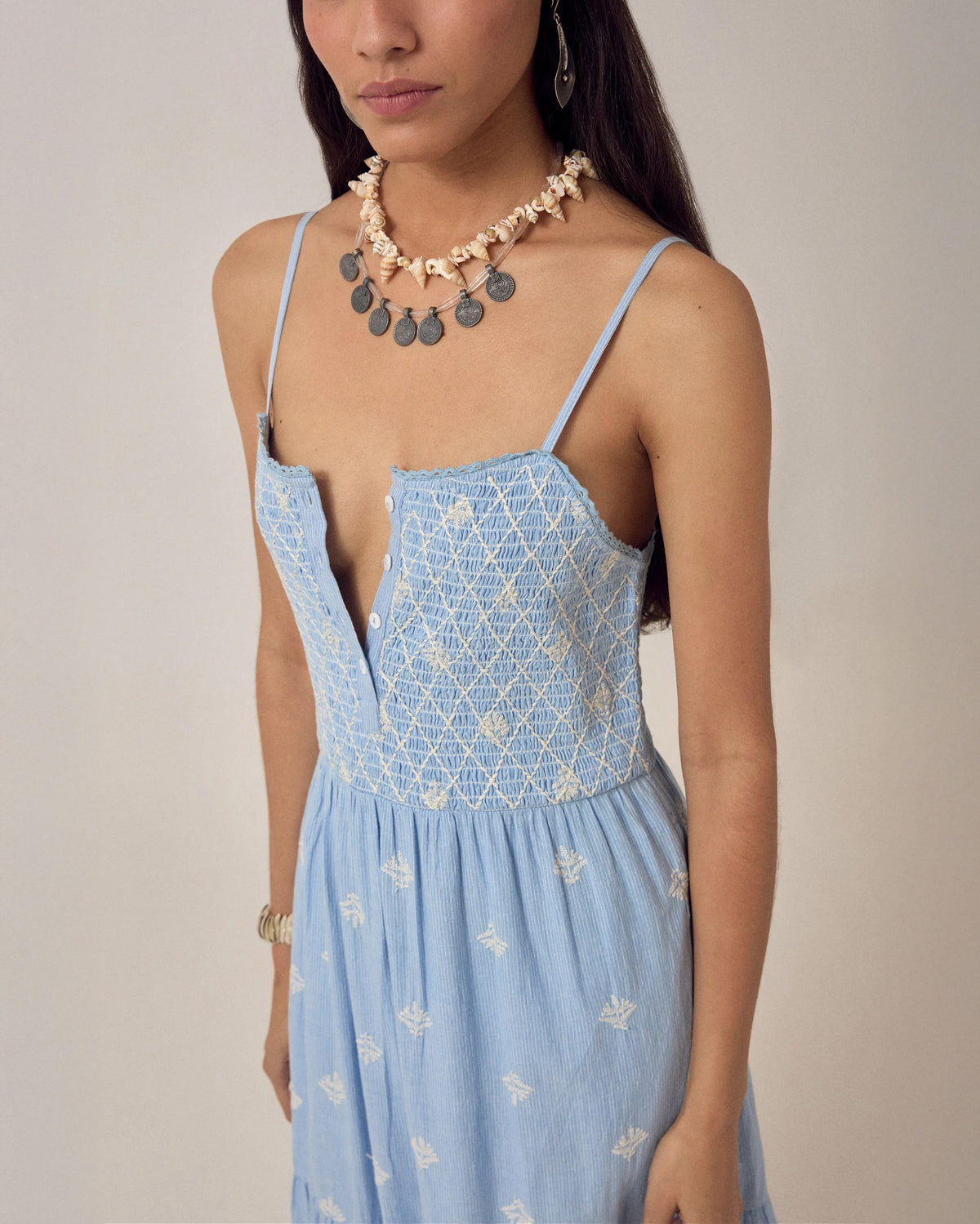 Etta Sundress - Sky Blue