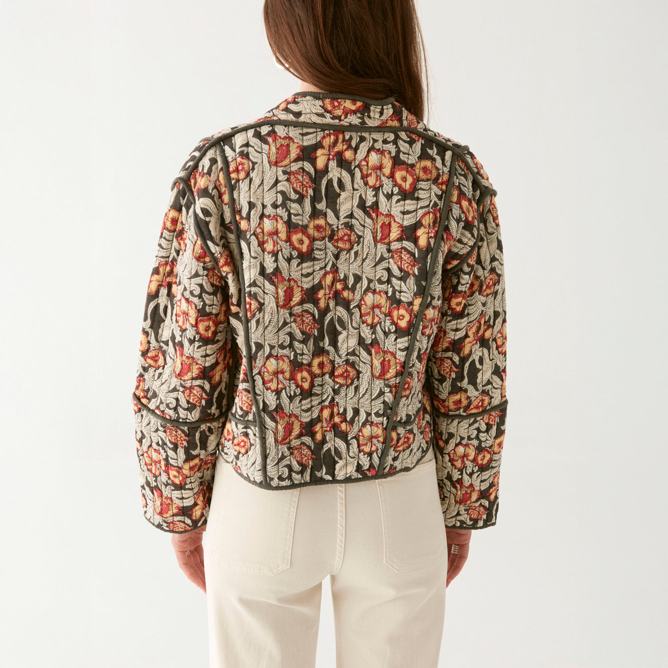 Tadeo Quilted Jacket - Piña Colada