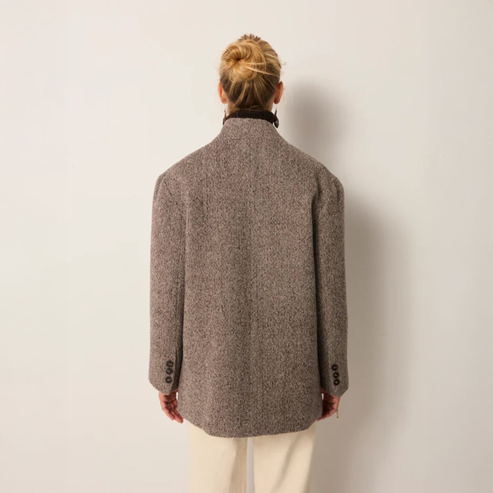 Clementine Wool Blazer - Ash Mist