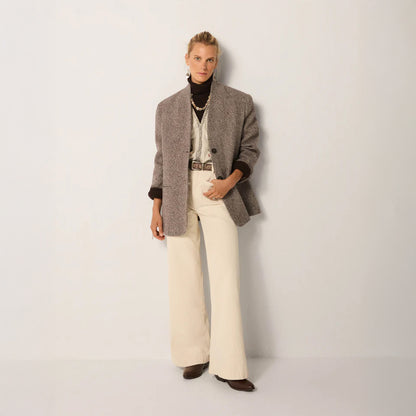 Clementine Wool Blazer - Ash Mist
