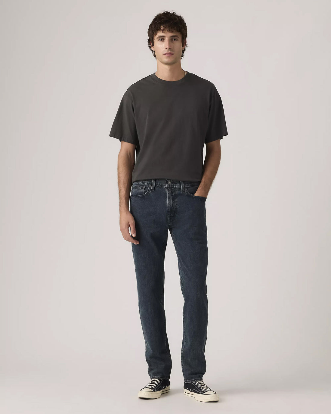 502 Taper Trousers - Blue Aria