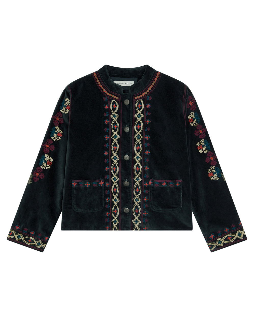 Minotaure Velvet Jacket - Jade