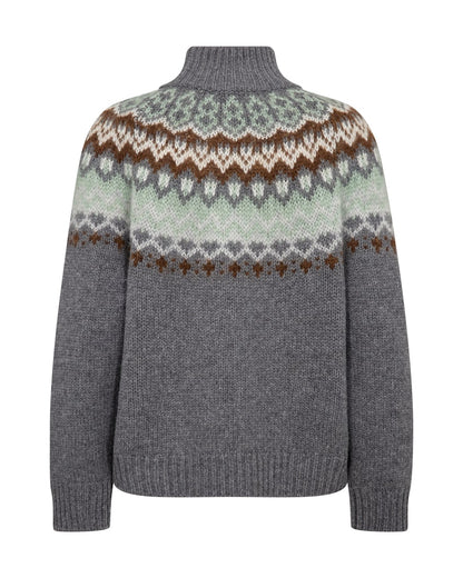 Daya Fjord Highneck Knit - Thunderstorm
