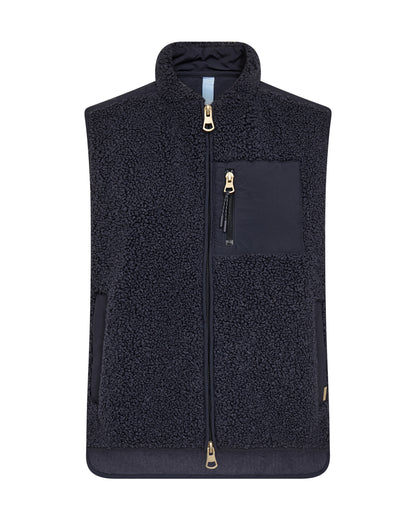 Rowe Eli Teddy Vest - Salute Navy