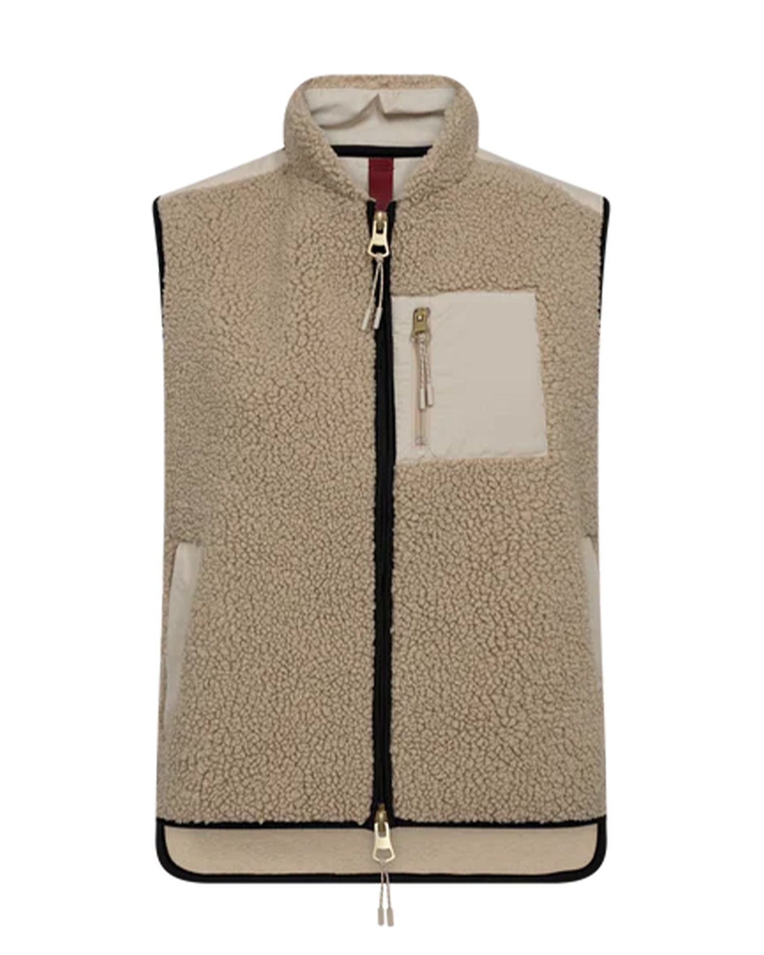 Rowe Eli Teddy Vest - Feather Gray
