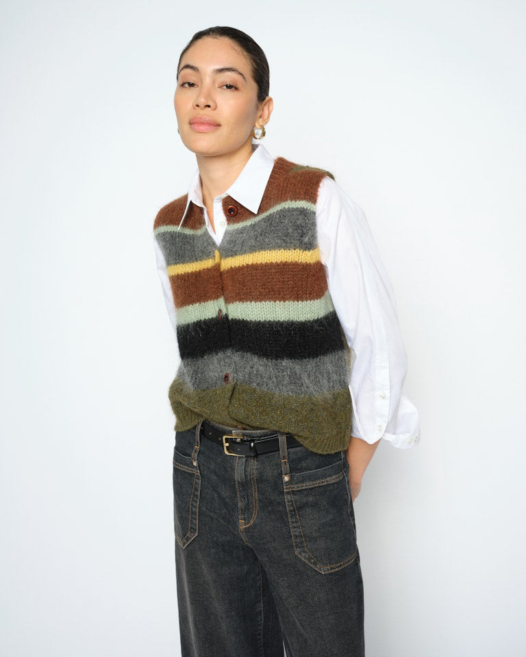 Esti Knit Vest - Rosin