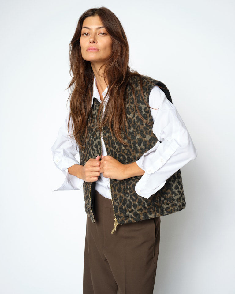 Elise Leo Vest - Black