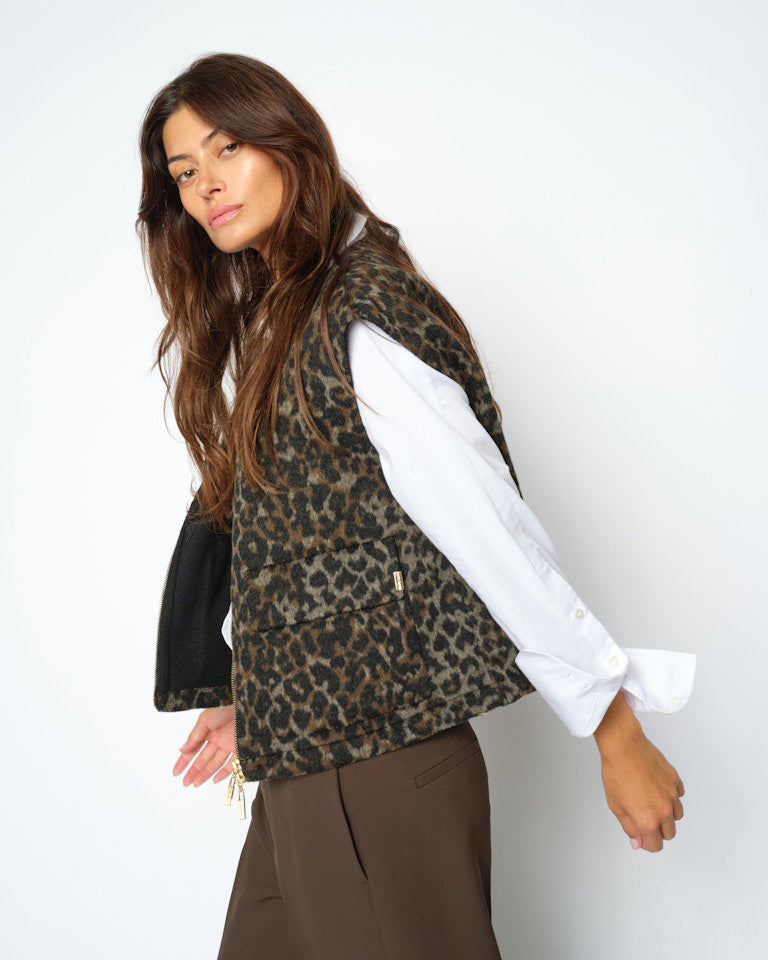 Elise Leo Vest - Black