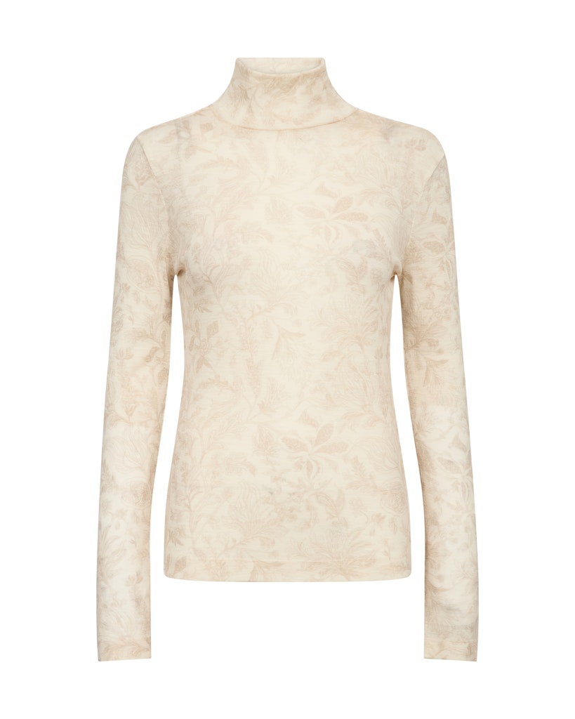 Xinna Fleur Turtleneck - Oxford Tan
