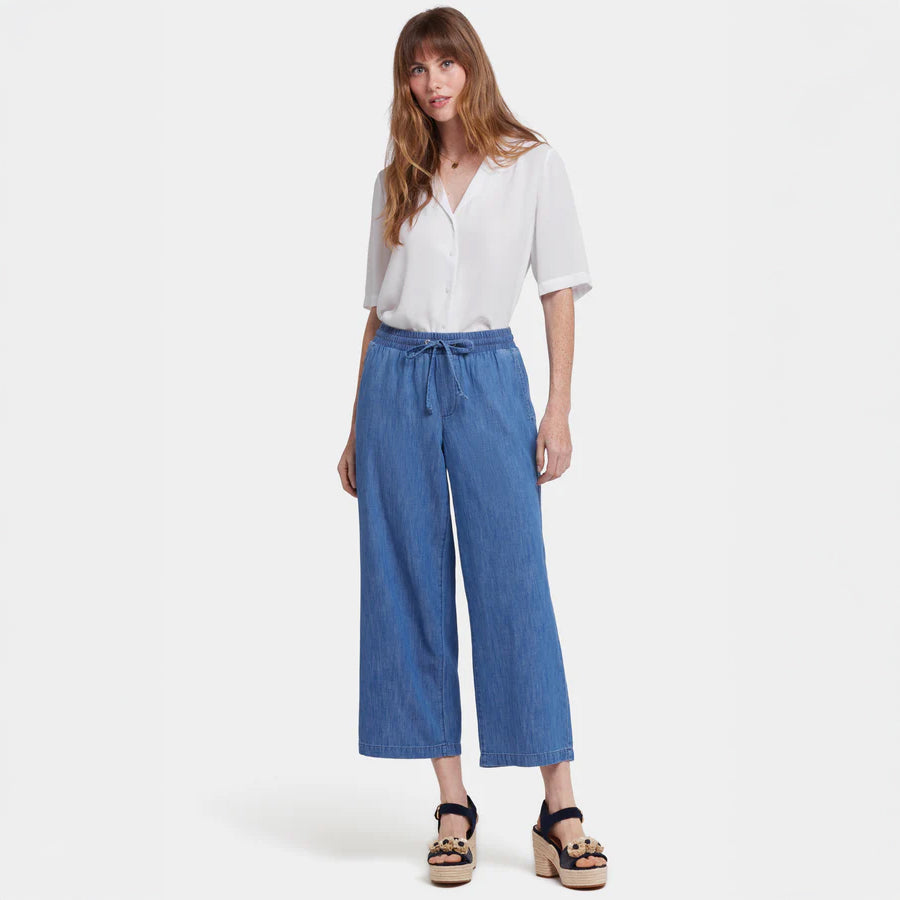 Jayne Pull On Wide Leg Ankle - Everly