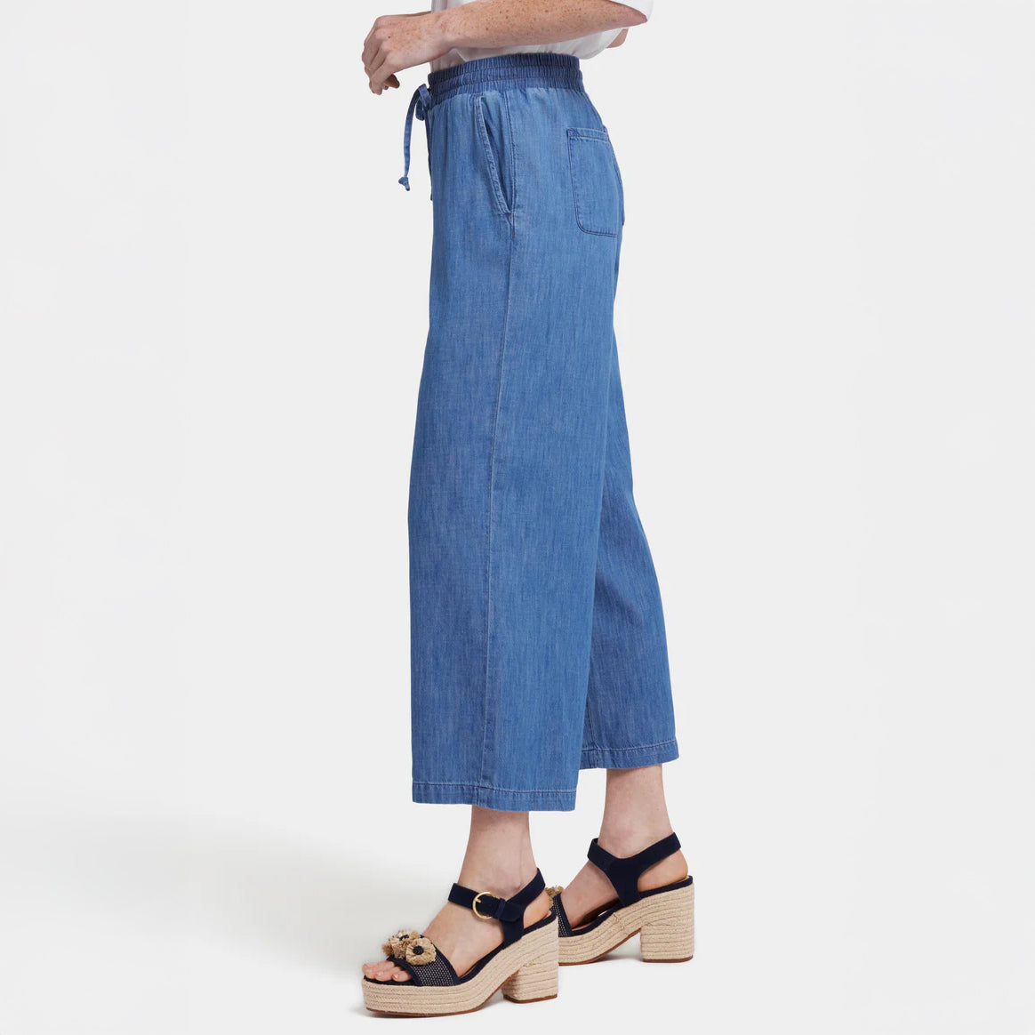 Jayne Pull On Wide Leg Ankle - Everly