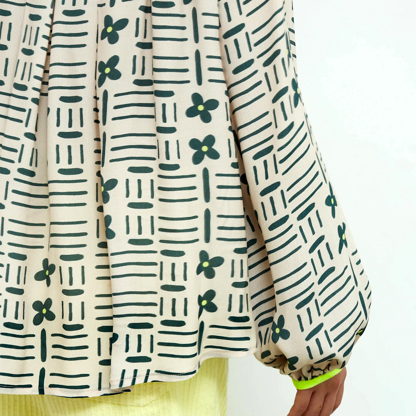 Magia Print Shirt - Beige Khaki