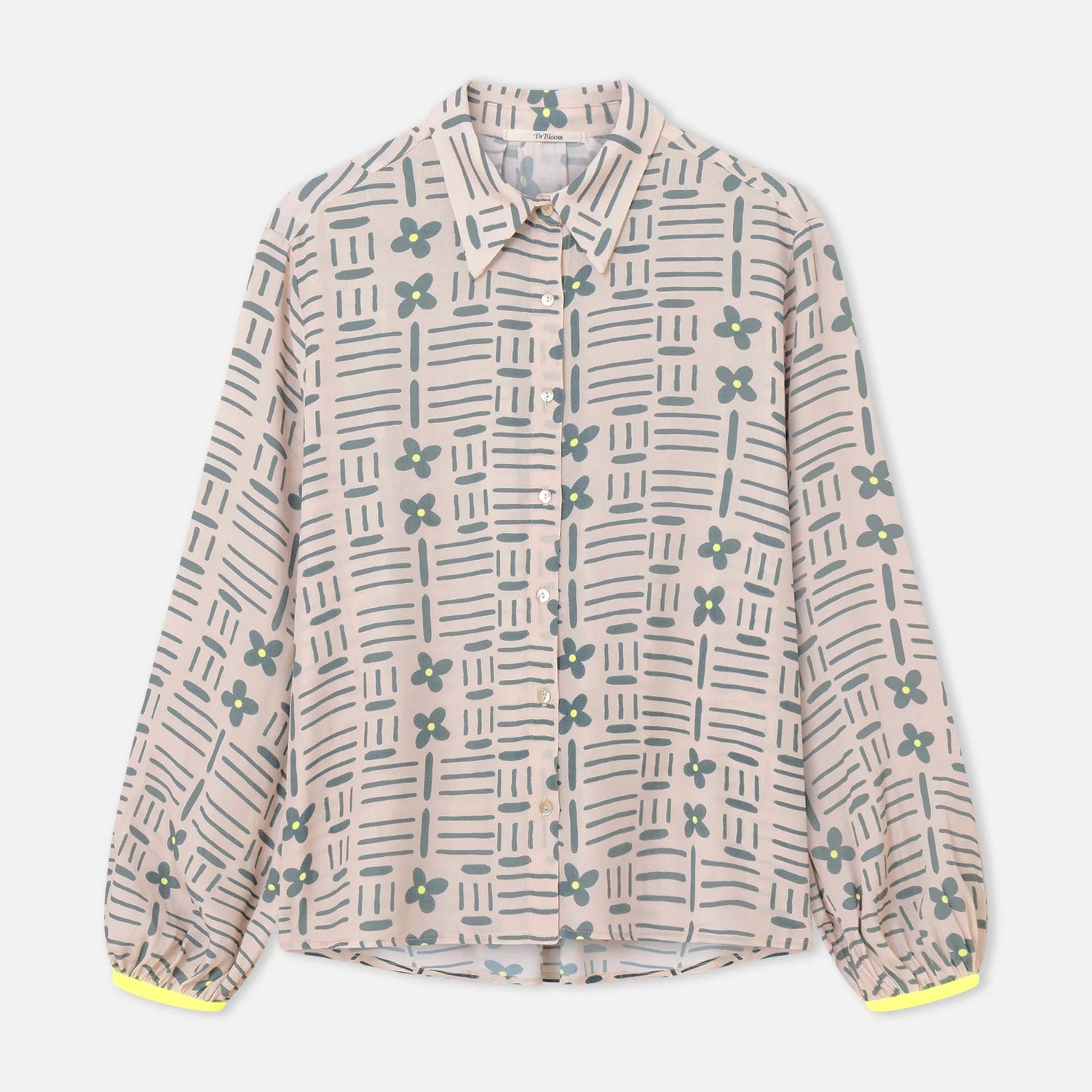 Magia Print Shirt - Beige Khaki