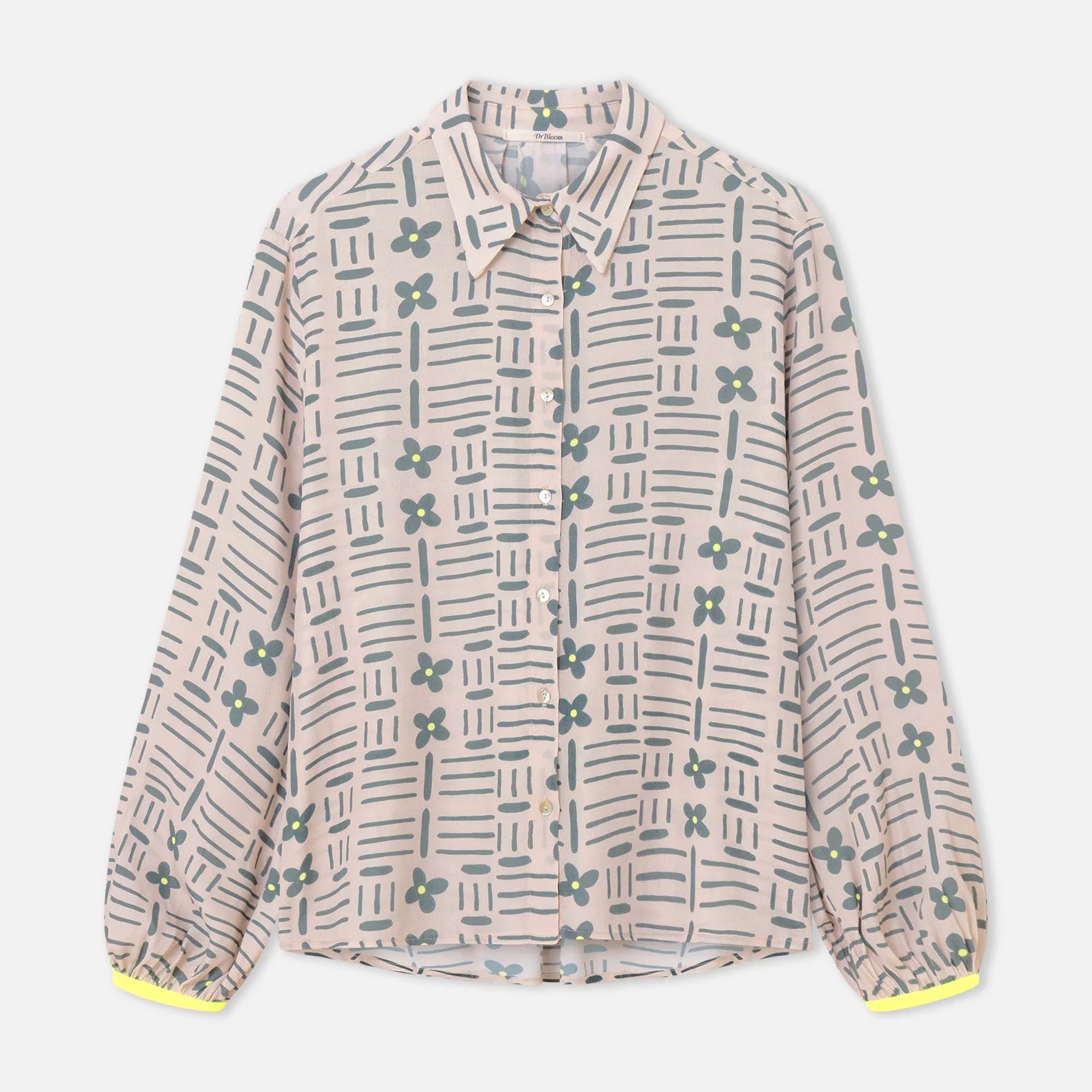Magia Print Shirt - Beige Khaki