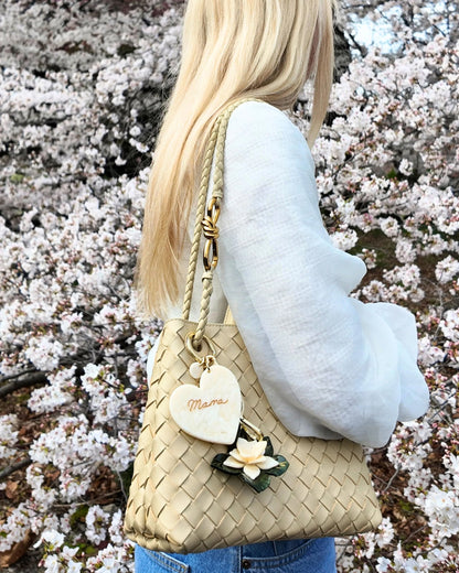 Mama Keyring - Cream