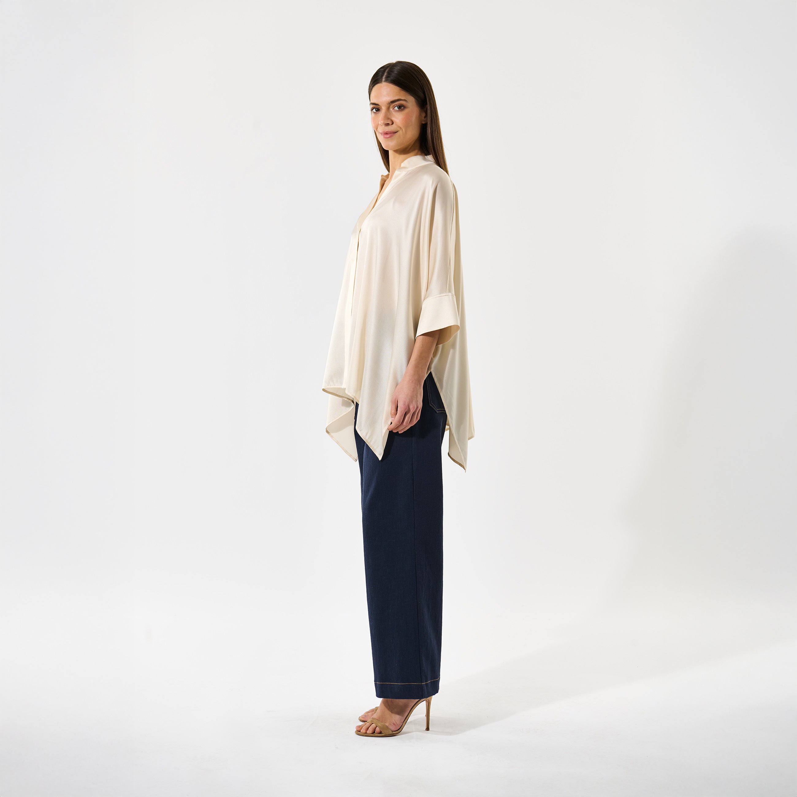 Mandy Blouse - Porcelain