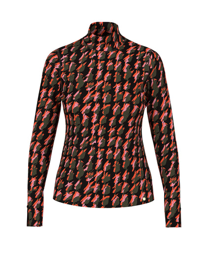 Patterned Roll Neck - Multi